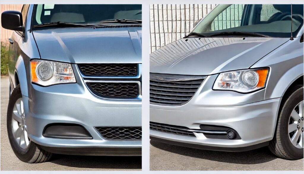 Are Dodge Caravan and Chrysler Town and Country Hoods Interchange